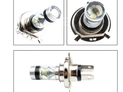 LED BULB H4 Лампа омологации BULB 6000K 2x