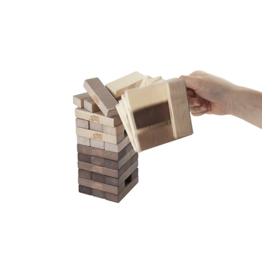 Jenga Rustic Оригинальная аркадная игра Hasbro с деревянной башней C2314