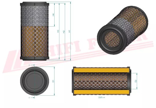 HIFI FILTER SA 18185 воздушный фильтр