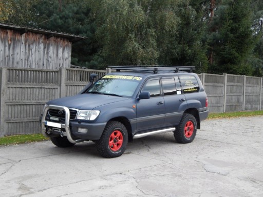 Bagażnik dachowy Toyota Land Cruiser J100 reling