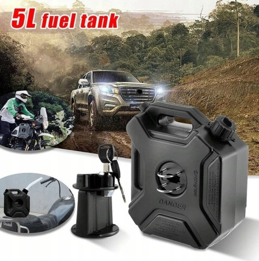 QUAD ATV OFF ROAD JEEP Бак Канистра 5L Ручка Карнистер Замок Ключ