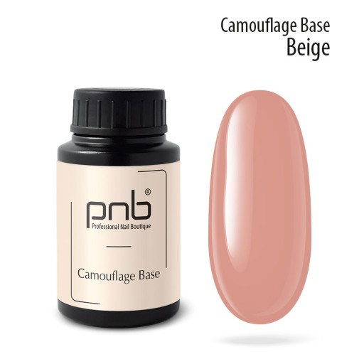 Baza Hybrydowa Kamuflująca do paznokci PNB UV/LED Beige Beżowa 30 ml