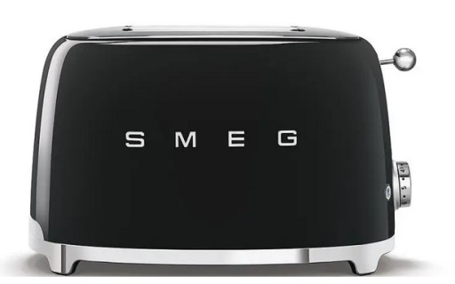 Тостер Smeg TSF01BLEU 2 ломтика Черный 950 Вт РЕТРО