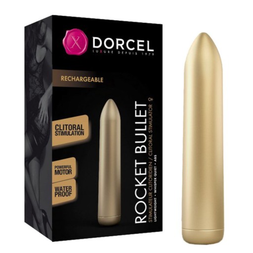 ВИБРАТОР DORCEL ROCKET BULLET – ЗОЛОТОЙ