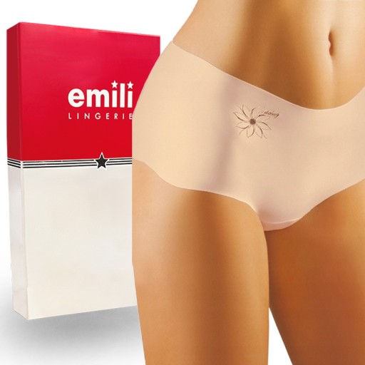 Трусики EMILI Daisy Laser Cut бежевые S