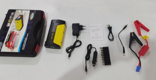 BEDEE JUMP STARTER 6000MAH BOOSTER SAMOCHODOWY ROZRUSZNIK POWER BANK, ROZRUSZNIK SAMOCHODOWY 12V