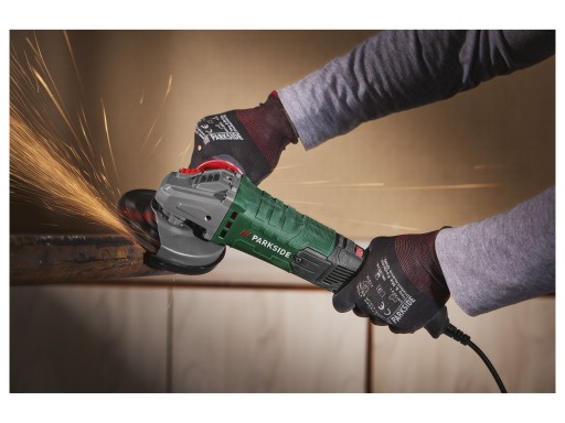 PARKSIDE Угловая шлифовальная машина PWS 125 1200 Вт С ЭЛЕКТРИЧЕСКОЙ РЕГУЛИРОВКОЙ СКОРОСТИ 2269