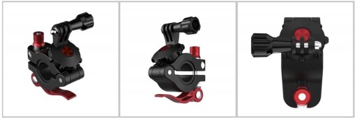Uchwyt rowerowy dla kamer sportowych GoPro DJI OSMO Action OSMO Pocket 2