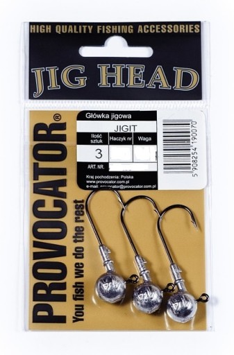 Główka Jigowa Provocator Jigit 12g 5/0 op.3szt.