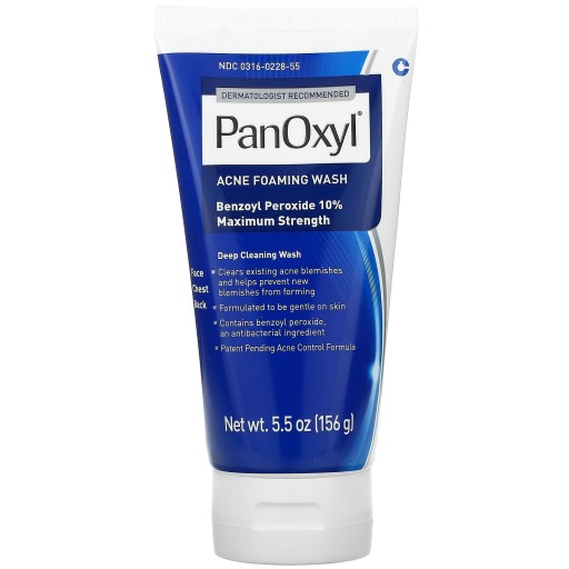PanOxyl Пенка для умывания от прыщей Бензоилпероксид 10%