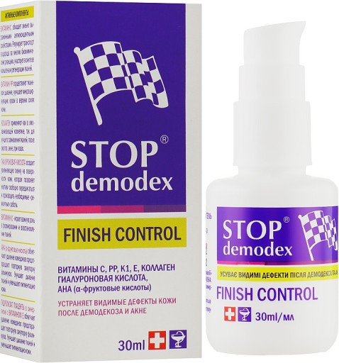 Gel Stop Demodex Finish Контроль пятен и шрамов