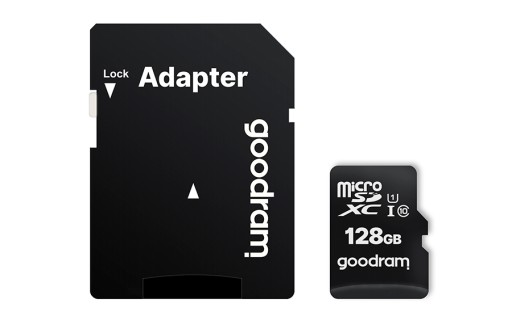 GOODRAM 128 ГБ micro SD XC Class 10 UHS-1+a 100 МБ