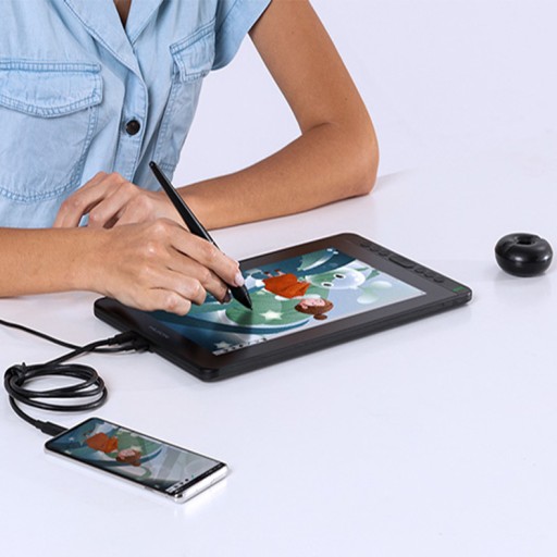 Графический планшет HUION Kamvas 12 оранжевый