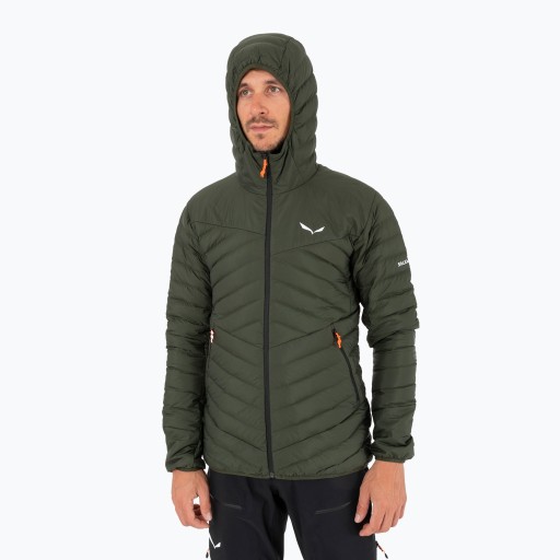 Мужской пуховик Salewa Brenta Rds Dwn темно-оливковый 48/М