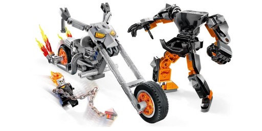 LEGO Marvel Призрачный гонщик — Механ и мотоцикл 76245