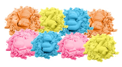 BibiMoon Kinetic Sand 8 кг НАБОР ПЕСОЧНЫХ ЯЩИКОВ