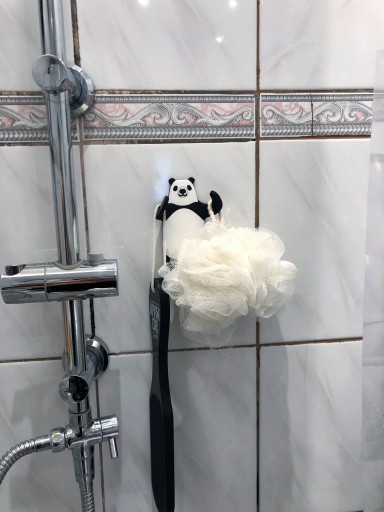 Ozdobny haczyk wieszak podpórka na telefon panda