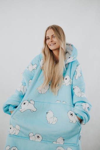 СВИТШОТ-ОДЕЯЛО Samoyed Comfy Moment Oversize 2в1 Польша