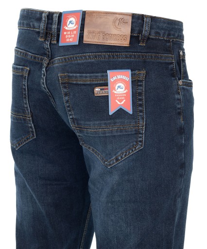 Джинсовые брюки темно-синего цвета ELASTIC JEANS W31.