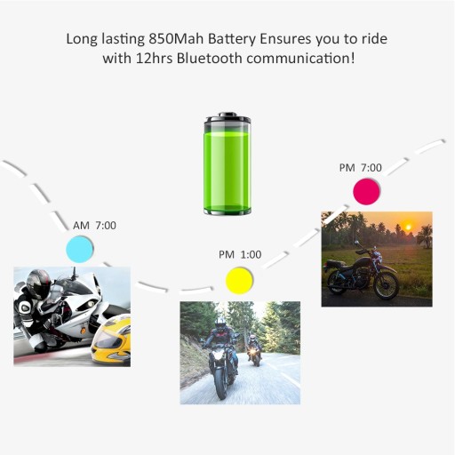 2 szt. V6-1200 kask motocyklowy z bluetooth wodoodporny zestaw 3S