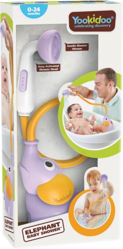 Yookidoo Baby Shower Слон Фиолетовый