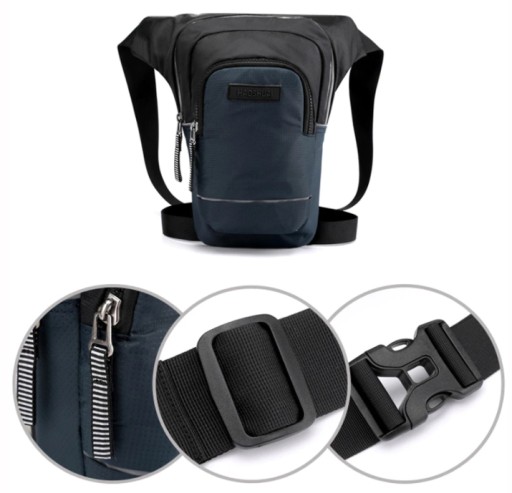WALL BAG, мужская поясная мотоциклетная сумка.
