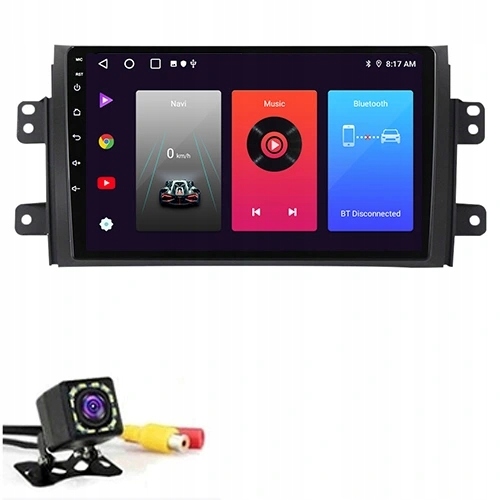 Автомагнитола Kansitan FIAT SEDICI SUZUKI SX4 2 ГБ/32 ГБ 2-DIN
