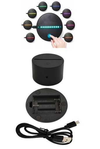СВЕТОДИОДНАЯ ЛАМПА СЕРДЦЕ 3D RGB Я ЛЮБЛЮ ТЕБЯ USB-ПУЛЬТ ПУЛЬТА