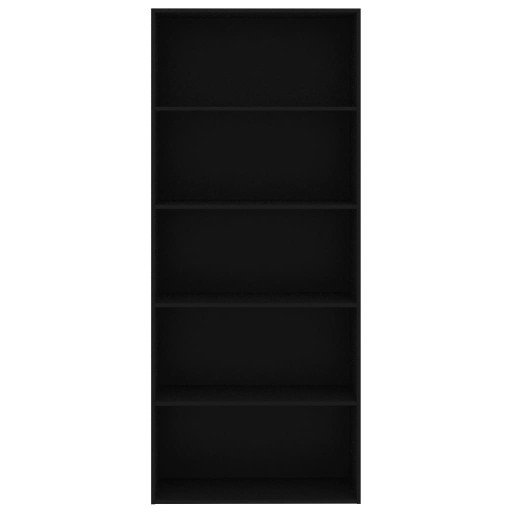 Полка VidaXL Другая коллекция 80 см x 189 см x 30 см черный