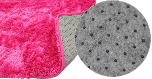 ПЛЮШЕВЫЙ КОВРИК ДЛЯ ДЕВОЧКИ, НЕСКОЛЬЗЯЩИЙ, ФУКСИЯ SOFTI PLUSH, 160x220