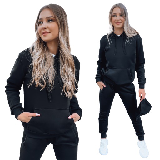 SPORTOWA BLUZA DAMSKA BLUZA DRESOWA Z KAPTUREM DSTREET by0158 - XL