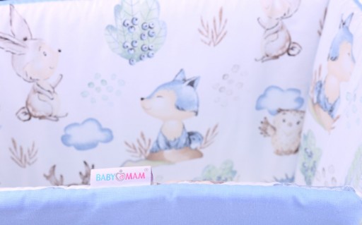 ЗАЩИТА ДЛЯ ДВУСТОРОННЕЙ КРОВАТИ С КОВРИКОМ 180х30см BABYMAM