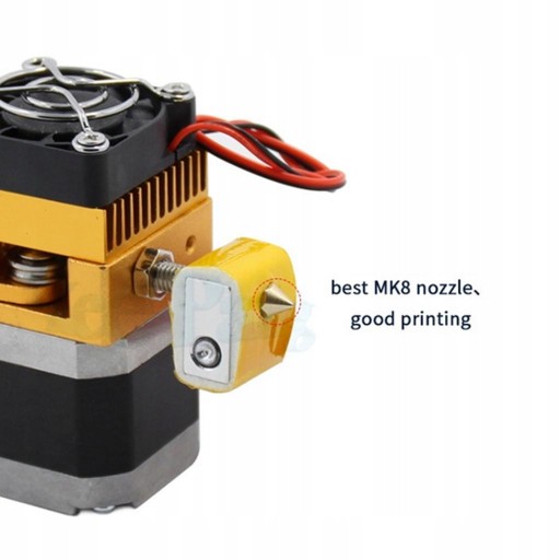 12-вольтовый экструдер Hotend с головкой 0,4 мм