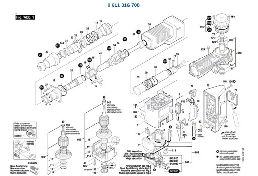 Отбойный молоток 1618710062 BOSCH GSH11E 708