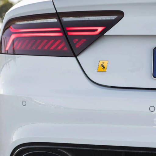 VOLVO POLESTAR R СКАЧАЮЩИЙ ЛОСЬ С ЭМБЛЕМОЙ МОСА КЛАПАН