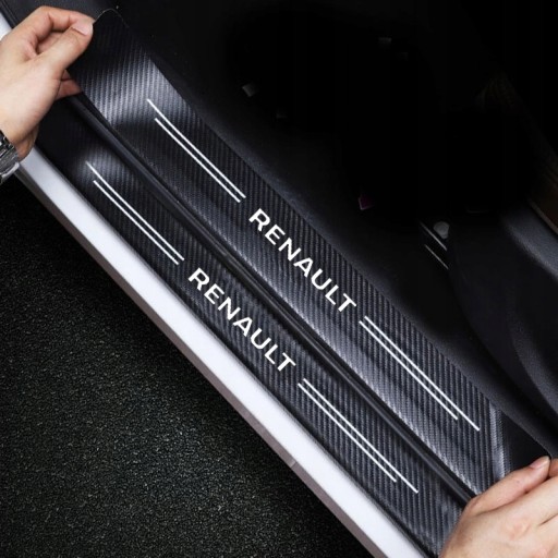 Защитные наклейки на пороги Renault