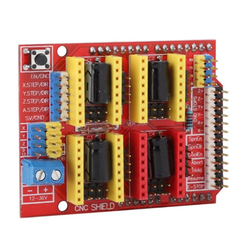 Комплект платы расширения гравировального станка CNC Shield V3 Stepstick DRV8825