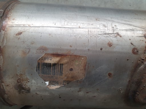 TŁUMIK DPF KATALIZATOR WYDECH FAP PEUGEOT 208 308 1.6 BLUE HDI EHDI