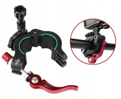 Uchwyt rowerowy dla kamer sportowych GoPro DJI OSMO Action OSMO Pocket 2