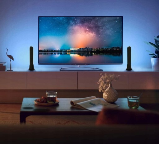RGB светодиодный неон с управлением через приложение/музыкальным откликом 2 шт.