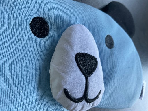 МАСКА ДЛЯ ВЕК ДЛЯ РАССЛАБЛЕНИЯ СНА плюшевый мишка синий OLDMAN PLUSH