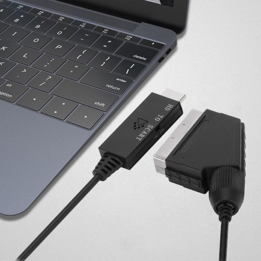 Портативный кабель видео-аудиоконвертер Black Adaptor