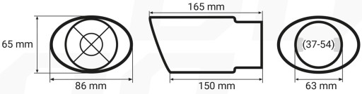 ВЫХЛОПНАЯ НАКОНЕЧНИК Накладка на глушитель Диффузор SPORT CARBON PATTERN CARBON CARBON