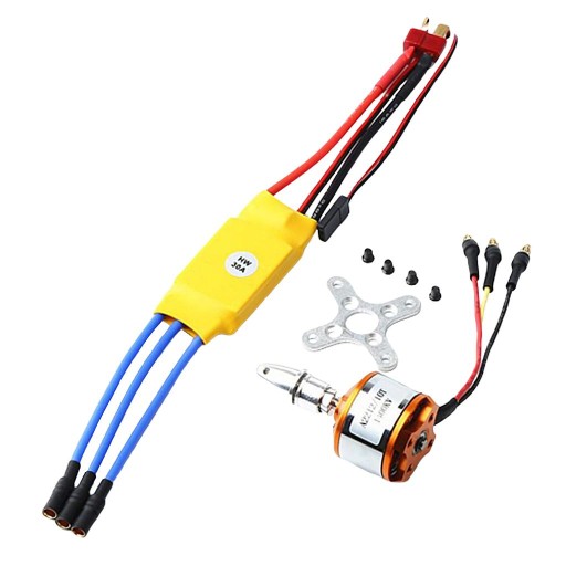 Бесщеточный двигатель RC 2212 + электрический ESC 30А