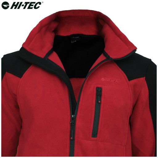 МУЖСКАЯ ФЛИСОВАЯ ТОЛСТОВКА БЕЗ КАПЮШОНА MONAR HI-TEC RED M