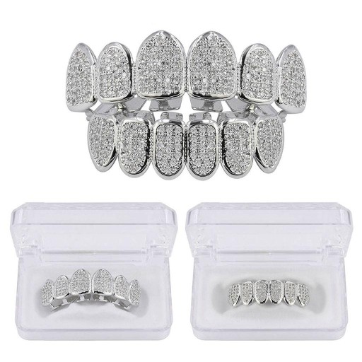 Usta grilla platerowane 18K