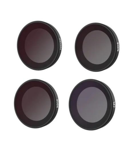 Набор из 4 фильтров Telesin CPL/ND8/ND16/ND32 для камеры Insta360 GO3