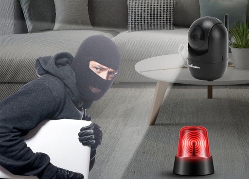 ЧЕРНАЯ БЕСПРОВОДНАЯ WIFI КАМЕРА 4 Мпикс ВНУТРЕННЯЯ IP НЯНЯ ПРИЛОЖЕНИЕ TUYA