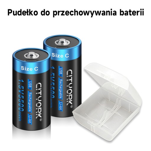 10 шт., 1,5 В, 5500 МВтч, размер C LR14, NIMH аккумулятор с USB-кабелем
