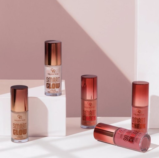 Жидкий хайлайтер для лица Golden Rose Smart Glow золотой 202 6мл